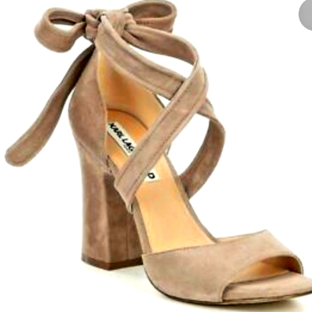 Karl Lagerfeld Suede Heels shoes